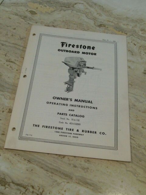 firestone outboard motor service manual